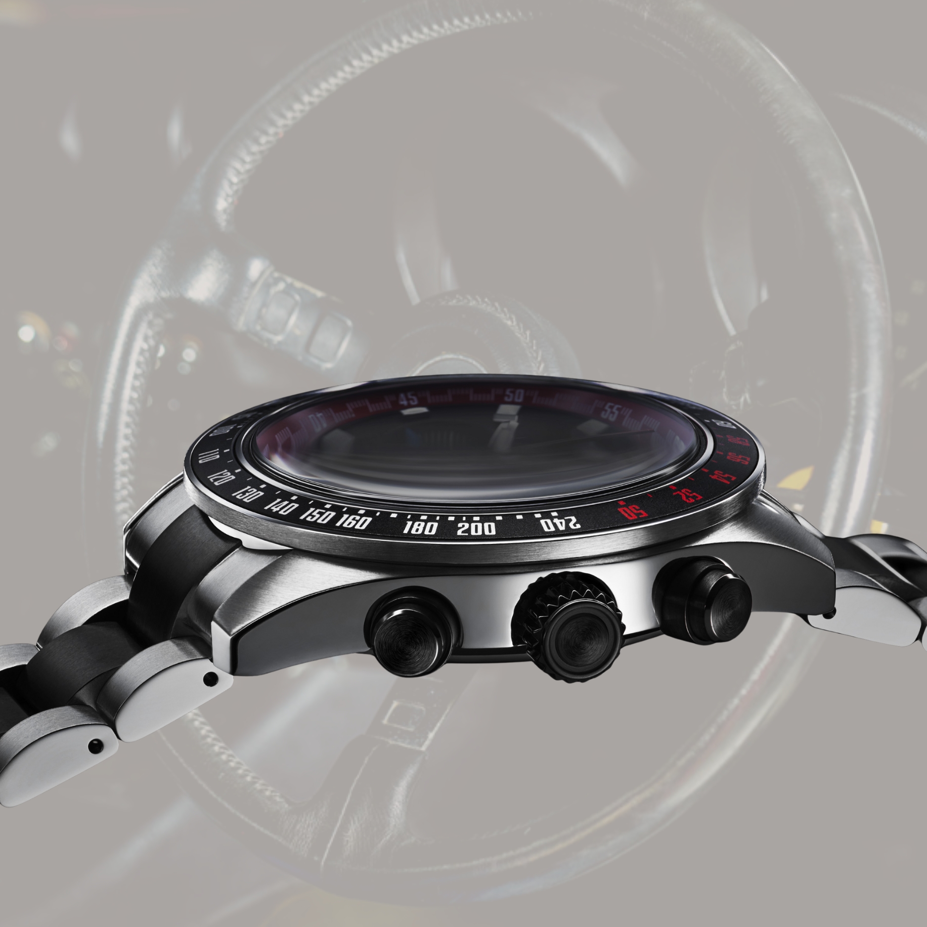 Bezel i Koronka zegarka Seiko  Prospex Speedtimer Solar Chronograph Datsun 240Z 